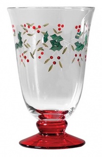 Pfaltzgraff Winterberry 14-Ounce Glass Water Goblets, Set of 4