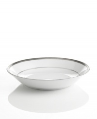 The sophisticated platinum accents of the Charter Club Grand Buffet Platinum collection add sparkle to your tabletop. The deep bowl helps pasta retain heat at the table. The sophisticated platinum accents of the Charter Club Grand Buffet Platinum collection add sparkle to your tabletop. The deep bowl helps pasta retain heat at the table.