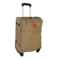 Lightweight carry-on spinner trolley is great for 1-2 day trips. Features two exterior pockets and four spinning wheels. PVC coated with waterproof treatment given to bag for more durability. Lightweight carry-on spinner trolley is great for 1-2 day trips. Features two exterior pockets and four spinning wheels. PVC coated with waterproof treatment given to bag for more durability.