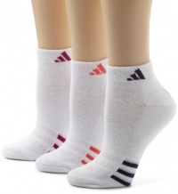adidas Women's Cushioned Var 3-Pack Low Cut Sock, Shoe Size (5-10) adidas Women's Cushioned Var 3-Pack Low Cut Sock, Shoe Size (5-10)