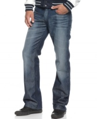 Keep it casual and classic with these five-pocket jeans from INC International Concepts.