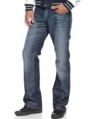 Keep it casual and classic with these five-pocket jeans from INC International Concepts. Keep it casual and classic with these five-pocket jeans from INC International Concepts.