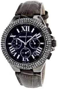 Michael Kors Women's 'Camille' Black Glitz Chronograph Watch - MK5666