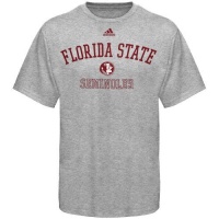 adidas Florida State Seminoles (FSU) Ash Practice T-shirt adidas Florida State Seminoles (FSU) Ash Practice T-shirt
