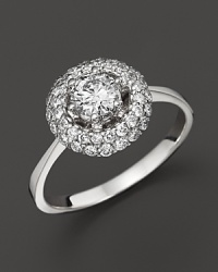 Diamonds in 14K white gold.