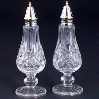 Crystal Salt and Pepper Shakers By Shannon Crystal Salt and Pepper Shakers By Shannon