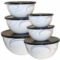Corelle Coordinates 12-Piece Large Bowl Set, Simple Lines Corelle Coordinates 12-Piece Large Bowl Set, Simple Lines