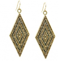 Bar III Earrings, Gold-Tone Large Diamond Shape Earrings Bar III Earrings, Gold-Tone Large Diamond Shape Earrings