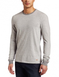 Converse By John Varvatos Mens Long Sleeve Slubbed Crew Sweater Converse By John Varvatos Mens Long Sleeve Slubbed Crew Sweater