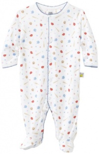 Noa Lily Baby-Boys Newborn Baseball Print Footie, Blue Multi-Colored, 6 Months Noa Lily Baby-Boys Newborn Baseball Print Footie, Blue Multi-Colored, 6 Months
