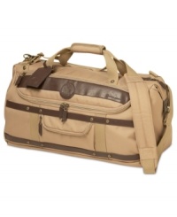 Caught the travel bug? Get up & go with this expedition-ready duffel, which is perfectly-sized for spontaneous getaways. A distressed, recycled polyester exterior stands out with faux leather accenting, while a fully-printed, fully-lined interior paints a picture of all the places in the world you need to see & explore. 5-year warranty. Caught the travel bug? Get up & go with this expedition-ready duffel, which is perfectly-sized for spontaneous getaways. A distressed, recycled polyester exterior stands out with faux leather accenting, while a fully-printed, fully-lined interior paints a picture of all the places in the world you need to see & explore. 5-year warranty.