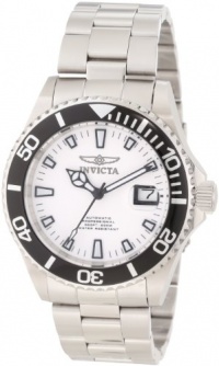 Invicta Men's 1002 Pro Diver Automatic White Dial Stainless Steel Watch Invicta Men's 1002 Pro Diver Automatic White Dial Stainless Steel Watch
