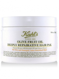 Formulated for dehydrated, under-nourished and damaged hair, this repairative masque provides intense conditioning, helping to repair severely weakened hair fibers by restoring moisture content.