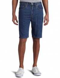Levi's Men's 505 Straight Fit Short, Dark Stonewash, 32 Levi's Men's 505 Straight Fit Short, Dark Stonewash, 32