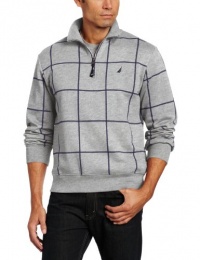 Nautica Men's Windowpane Fleece