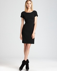 This Rachel Zoe dress in luxe wool makes for easy everyday chic. A zip slit adds versatility. This Rachel Zoe dress in luxe wool makes for easy everyday chic. A zip slit adds versatility.