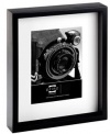 Prinz Parsons 5-Inch by 7-Inch Parsons Black Matted Shadow Box Wood Frame