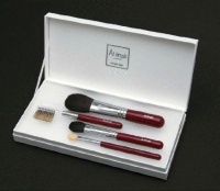 Ai (Love) * Japanese Natural makeup 4 pcs brush set - Red handles - Ai (Love) * Japanese Natural makeup 4 pcs brush set - Red handles -
