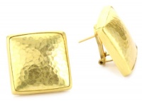 GURHAN Amulet Oversize Square Clip Post Earrings