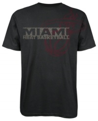 Show your love for the Miami Heat in this cool graphic tee by adidas. Show your love for the Miami Heat in this cool graphic tee by adidas.
