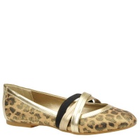 Jessica Simpson Mandi 10/25 Flat (Toddler/Little Kid/Big Kid),Gold Leopard Print,2 M US Little Kid Jessica Simpson Mandi 10/25 Flat (Toddler/Little Kid/Big Kid),Gold Leopard Print,2 M US Little Kid