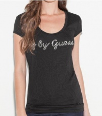 G by GUESS Aligo Wild Burnout Tee, JET BLACK (XS) G by GUESS Aligo Wild Burnout Tee, JET BLACK (XS)
