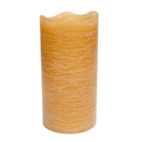 Inglow CGT55600HY12 6-Inch Tall Flameless Rustic Pillar Cinnamon Chai Scented Candle with 5-Hour Timer, Honey Inglow CGT55600HY12 6-Inch Tall Flameless Rustic Pillar Cinnamon Chai Scented Candle with 5-Hour Timer, Honey