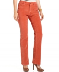 Not Your Daughter's Jeans offers the same slimming technology you love with the Marilyn straight-leg corduroy, now in punchy new colors! Not Your Daughter's Jeans offers the same slimming technology you love with the Marilyn straight-leg corduroy, now in punchy new colors!