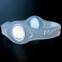 Power Balance Silicone Wristband Bracelet (Color:clear; Size: M) Power Balance Silicone Wristband Bracelet (Color:clear; Size: M)