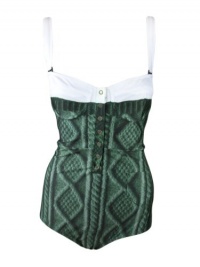Rachel Comey Womens Midge Cable Knit Print 1 Piece Swimsuit Rachel Comey Womens Midge Cable Knit Print 1 Piece Swimsuit