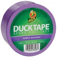 Duck Brand 1265017 Colored Duct Tape, Purple, 1.88-Inch by 20 Yards, Single Roll Duck Brand 1265017 Colored Duct Tape, Purple, 1.88-Inch by 20 Yards, Single Roll