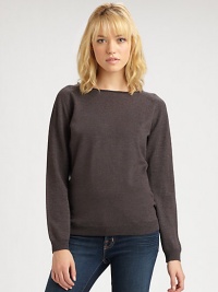 Magnificent merino wool drapes softly in this relaxed wool pullover sweater. BoatneckRibbed knit cuffs and hemLong sleevesWoolDry cleanImportedModel shown is 5'9½ (176cm) wearing US size Small. Magnificent merino wool drapes softly in this relaxed wool pullover sweater. BoatneckRibbed knit cuffs and hemLong sleevesWoolDry cleanImportedModel shown is 5'9½ (176cm) wearing US size Small.