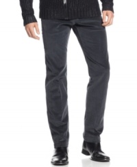 Remember when you thought corduroy was for grandpa? No more. These slim-fit pants have a combo of cotton and spandex so that modern, hip style won't be a stretch. Remember when you thought corduroy was for grandpa? No more. These slim-fit pants have a combo of cotton and spandex so that modern, hip style won't be a stretch.