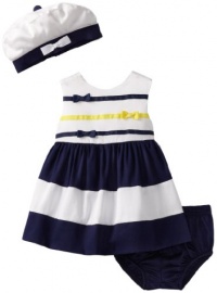 Hartstrings Baby-Girls Newborn Woven Dress, Panty, And Hat Set, White, 6-9 Months Hartstrings Baby-Girls Newborn Woven Dress, Panty, And Hat Set, White, 6-9 Months