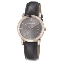Burberry Men's BU9013 Large Check Brown Leather Strap Watch Burberry Men's BU9013 Large Check Brown Leather Strap Watch