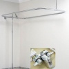 New Add On Shower for Clawfoot Tub includes Rectangular Shower Rod