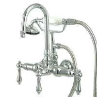 Kingston Brass CC8T1 Vintage Leg Tub Filler with Hand Shower, Polished Chrome Kingston Brass CC8T1 Vintage Leg Tub Filler with Hand Shower, Polished Chrome