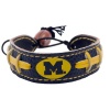 Michigan Wolverines Team Color Football Bracelet