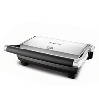 From the creators of the world's first professional sandwich press, this Breville Panini Duo delivers beautiful grill marks, while its bottom plate delivers quick, even heat for the perfect panini. From the creators of the world's first professional sandwich press, this Breville Panini Duo delivers beautiful grill marks, while its bottom plate delivers quick, even heat for the perfect panini.