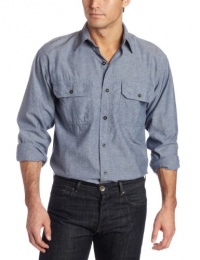 Key Industries Men's Long Sleeve Button Down Pre-Washed Chambray Shirt Key Industries Men's Long Sleeve Button Down Pre-Washed Chambray Shirt
