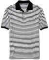 Sweet stripes initiate this classic Sean John polo in the cool-guy's rotation.
