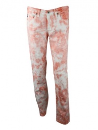 AG Adriano Goldschmied Womens Tie Dye Coral Stilt Cigarette Jeans 29 AG Adriano Goldschmied Womens Tie Dye Coral Stilt Cigarette Jeans 29