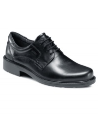 Time to step up your at-work wardrobe? Lace up in these smooth leather oxford men's dress shoes and stride toward the office with plenty of cool confidence. Time to step up your at-work wardrobe? Lace up in these smooth leather oxford men's dress shoes and stride toward the office with plenty of cool confidence.