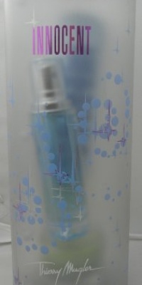 Angel Innocent By Thierry Mugler For Women 3 pcs Set 0.8 Ounces Eau De Parfum Spray + Delicate Body Milk 3.4 oz + Mini Scented Candle 20g