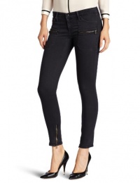 AG Adriano Goldschmied Women's The Harlow Patch Pocket Zip Jean, Carbon, 25 AG Adriano Goldschmied Women's The Harlow Patch Pocket Zip Jean, Carbon, 25