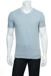 Alfani Blue Smoke SS V-Neck T-Shirt