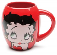 Vandor 10301 Betty Boop Oval Ceramic Mug, Close-up, Red, 18-Ounce Vandor 10301 Betty Boop Oval Ceramic Mug, Close-up, Red, 18-Ounce