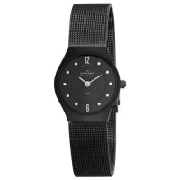 Skagen Women's 233XSBSB Steel Matte Black Glitz Watch Skagen Women's 233XSBSB Steel Matte Black Glitz Watch