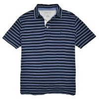 Nautica Men's Waffle Knit Striped Polo Shirt Nautica Men's Waffle Knit Striped Polo Shirt