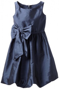 Us Angels Girls 2-6X Bow Bubble Dress, Navy, 5 Us Angels Girls 2-6X Bow Bubble Dress, Navy, 5